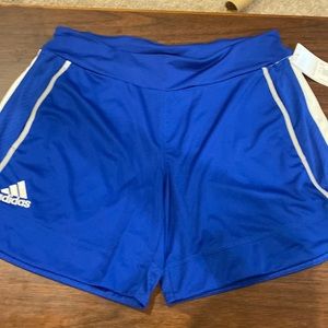 Adidas climacool collegiate royal and white shorts size small NWT